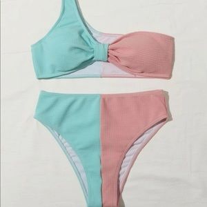 One Shoulder High Waisted Bikini